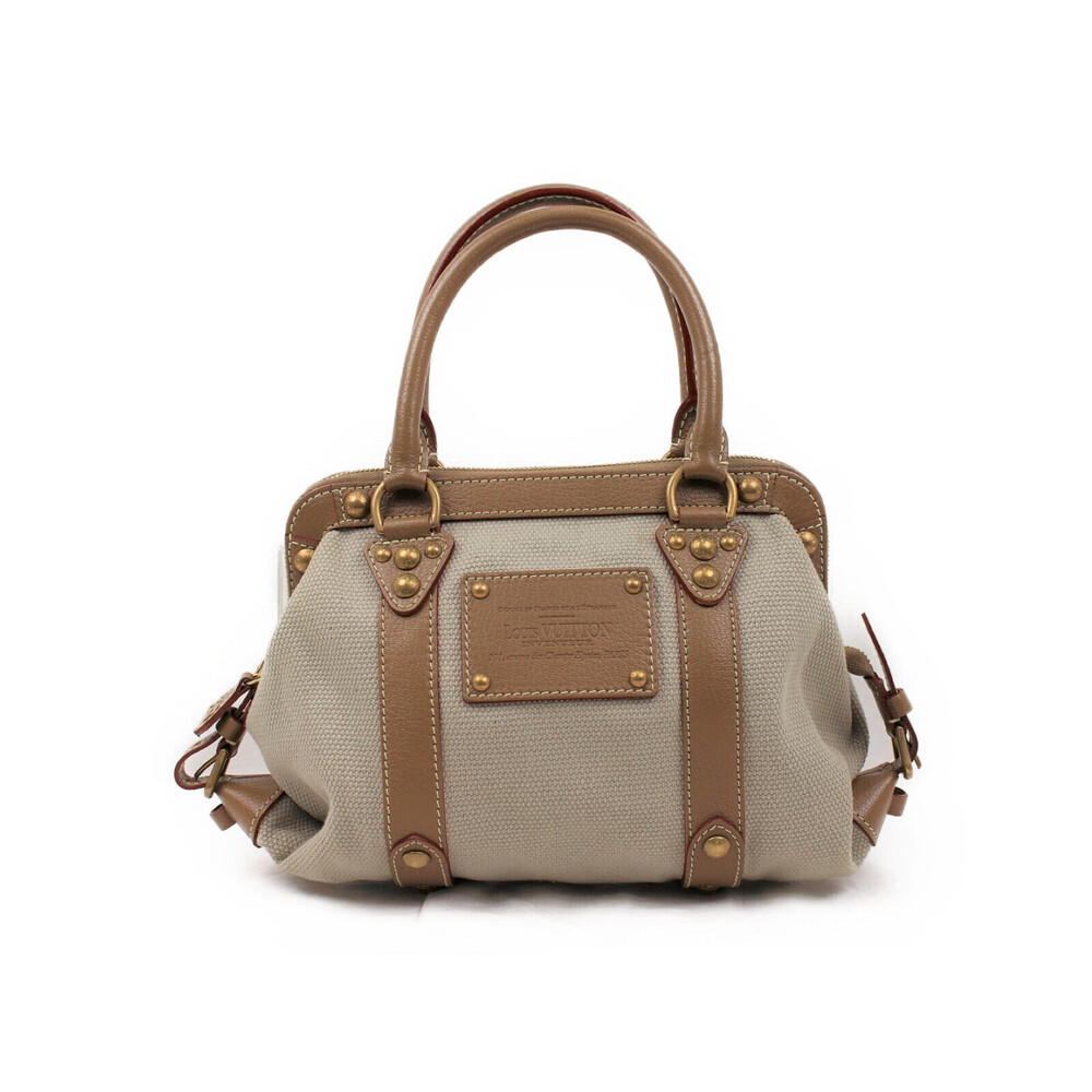 LOUIS VUITTON Sac de Nuit Toal Trianon Beige Tan Brown Handbag